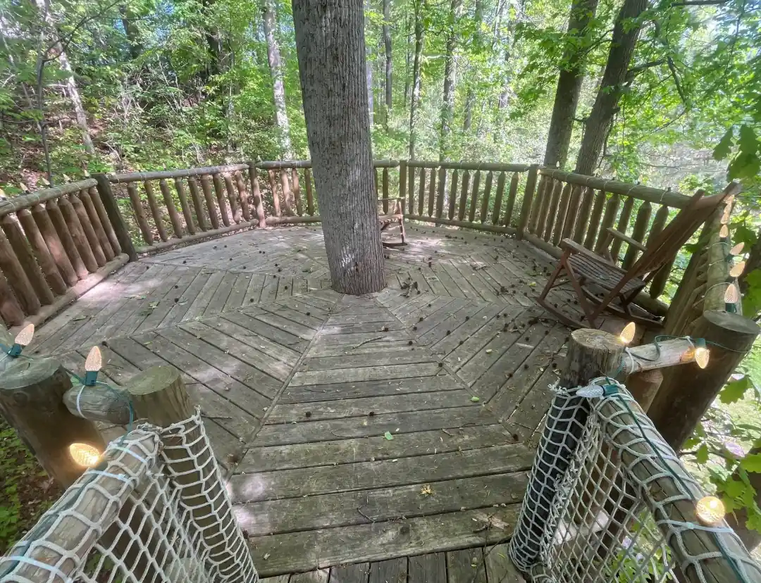 Tree house deck platform — TNT Construction, Maiden NC