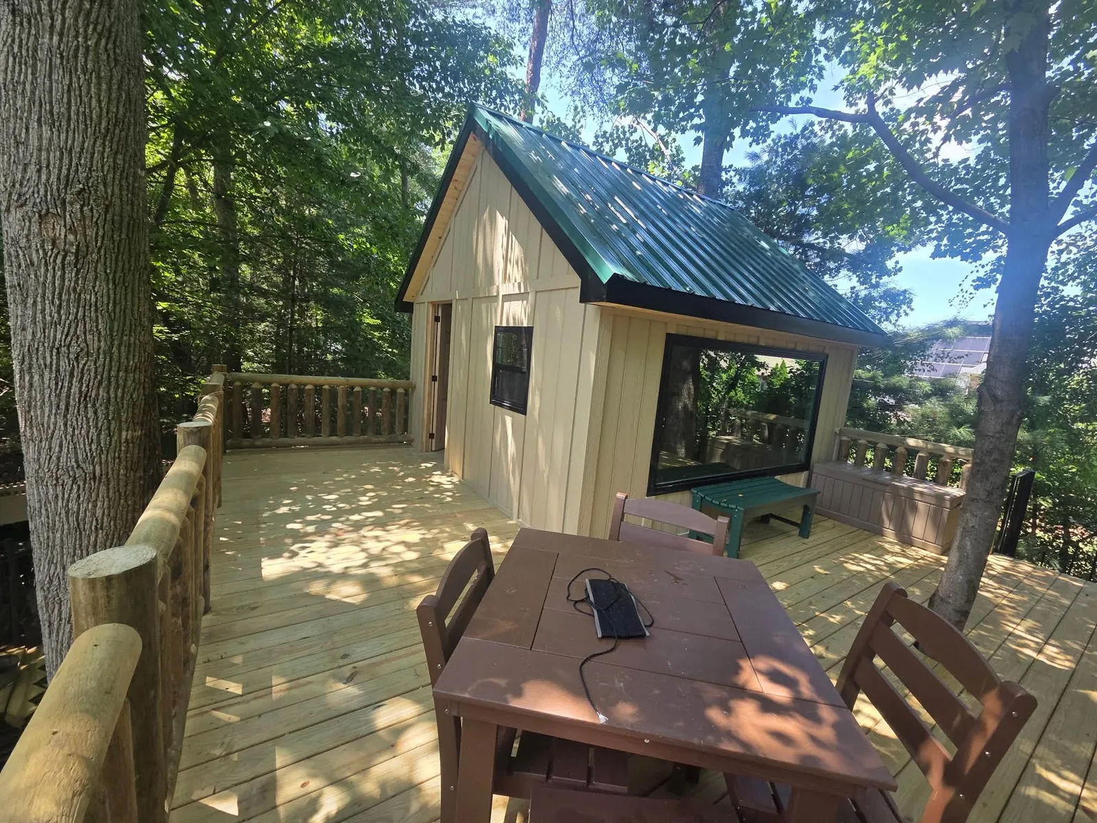 Enclosed loft room addition on elevated deck — TNT Construction, Maiden NC